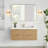 Alpharetta 48" Floating Single Bath Vanity in Washed Ash Grey with White Quartz Stone Top-121696741