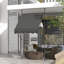 Auvent de terrasse rétractable en polyester Outsunny D-96548093-98260513