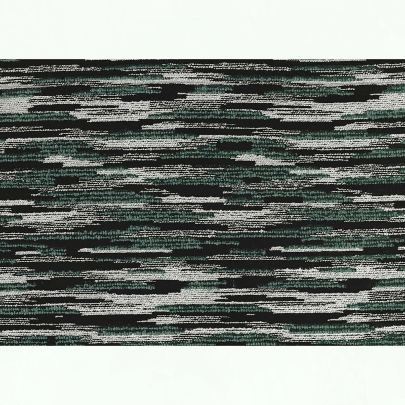 Pouf carré en jacquard avec fond antidérapant