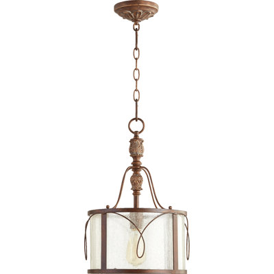 Luminaire suspendu tambour 1 lumières lanterne Kappel
