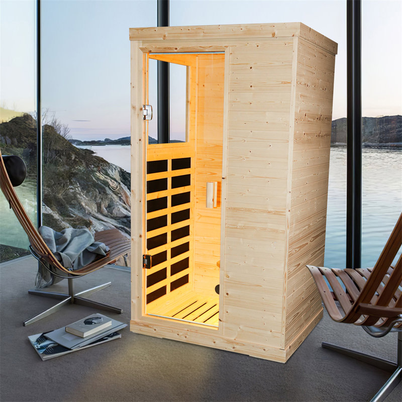 Single Person Spruce Far Infrared Sauna Hair