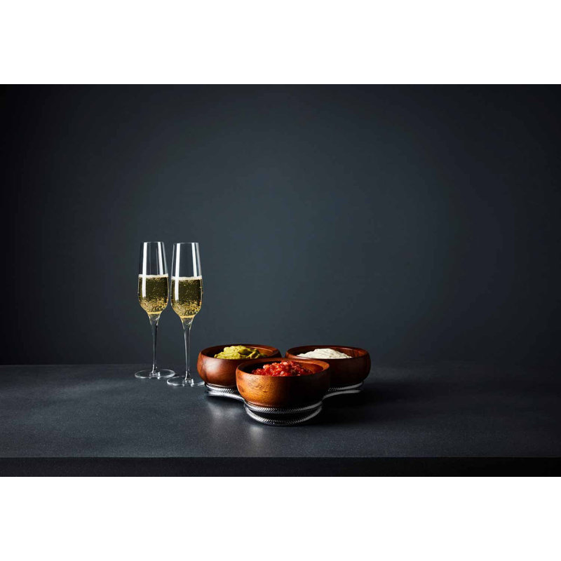 Nambe Braid Condiment Server