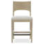 Solaria Upholstered Stool with Solid Wood Frame-70468094