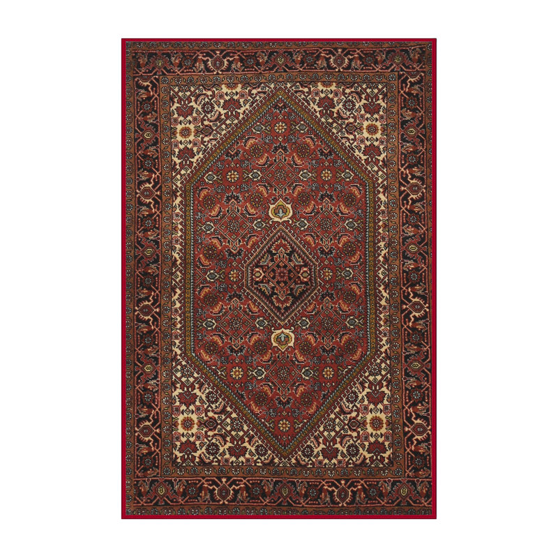 Tapis brun à motif oriental, Rectangle 5 pi x 8 pi