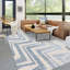 Hand Woven Wool Geometric Area Rug-70373380