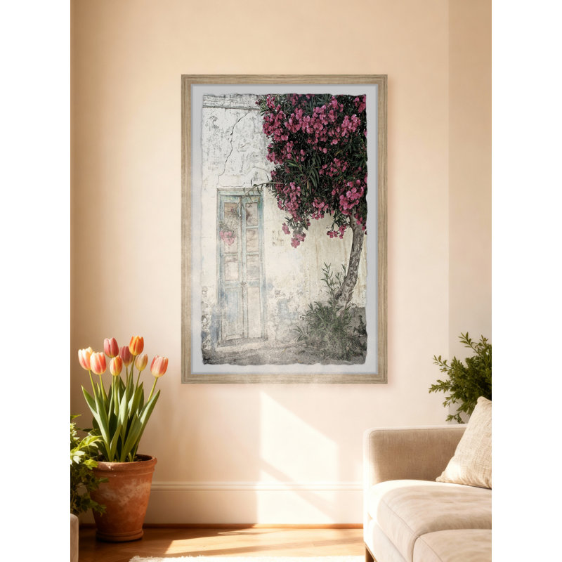 «Blue Doorway», reproduction encadrée, H 12 po x l 8 po