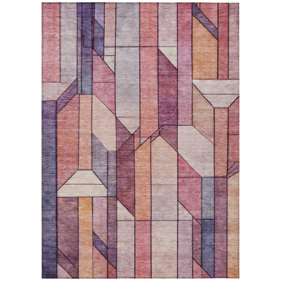 Machine Washable Indoor/Outdoor Chantille ACN2867 Modern Rug