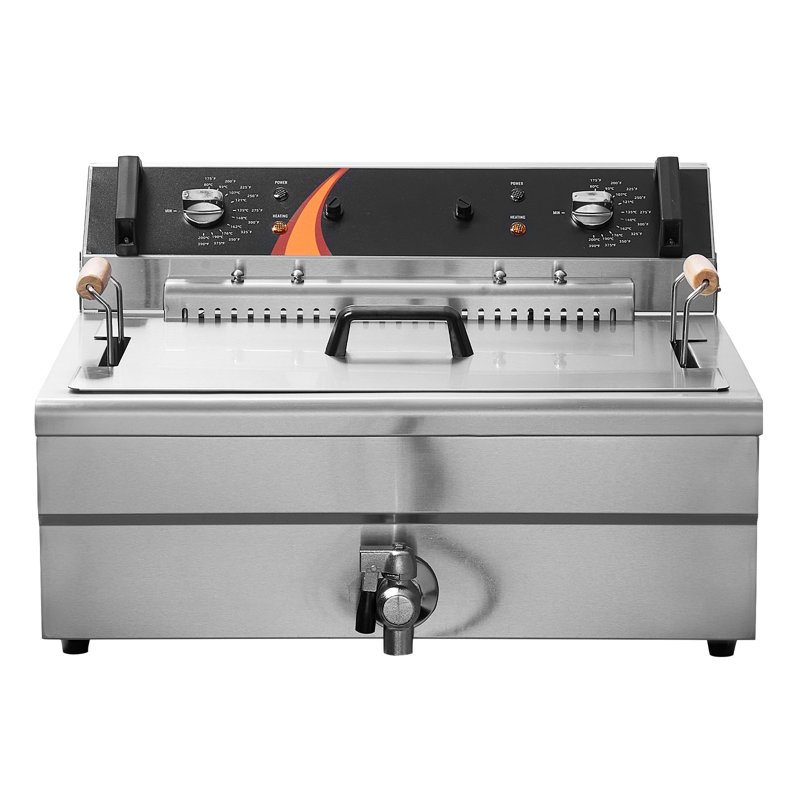 Commercial Electric Deep Fryer Countertop Deep Fryer 3000W 30.6Qt / 29L