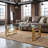 Eilbertus Glass Top Single Coffee Table