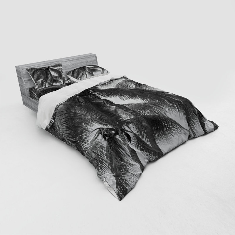 Coastal Polyester Duvet Cover, Queen Duvet Cover + 3 Additional Pieces