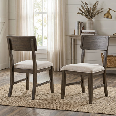Friley Solid Wood Upholstered Cushion Side Chair