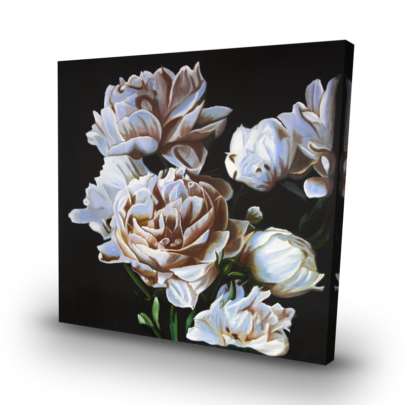 Peonies - 32"x32" art on canvas