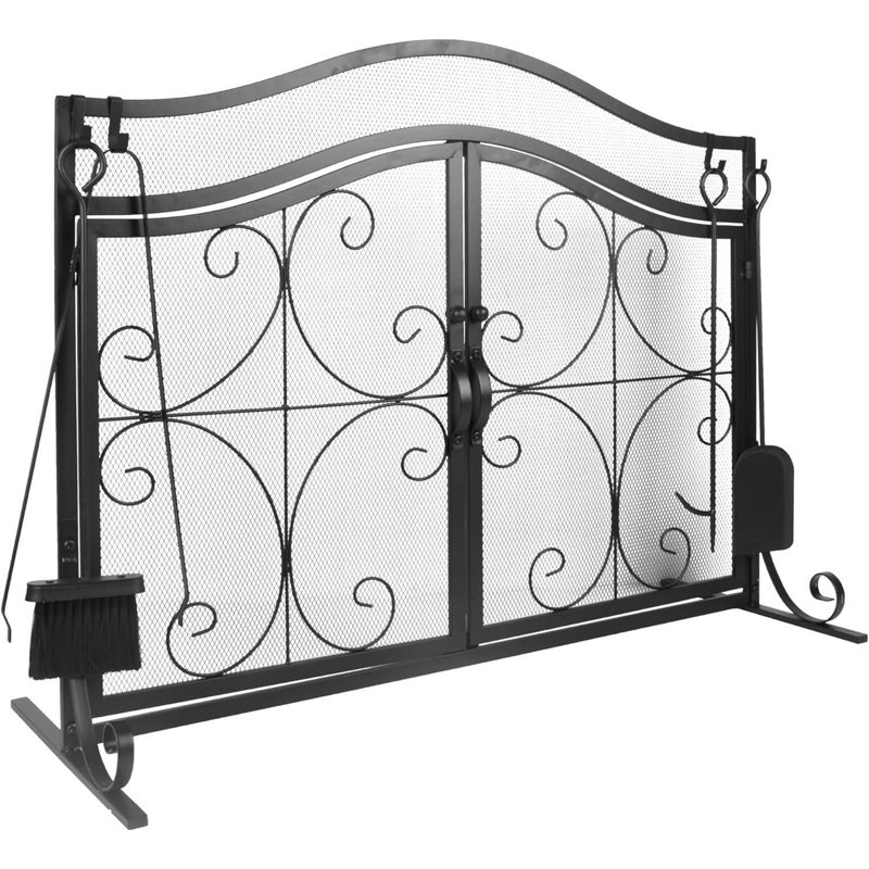 Dalonzo Steel Fireplace Screen
