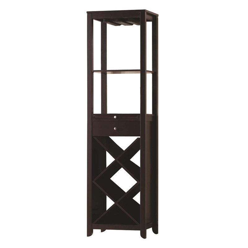 Armoire à vin Casey, wengé
