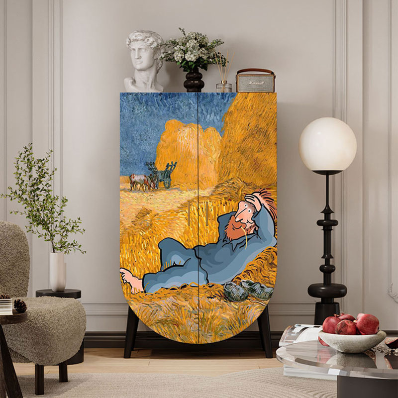 Painted storage wardrobe