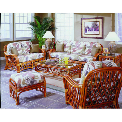 Sanders Ottoman by Bayou Breeze