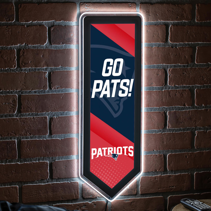 Plaque murale lumineuse NFL, Patriots de la Nouvelle-Angleterre