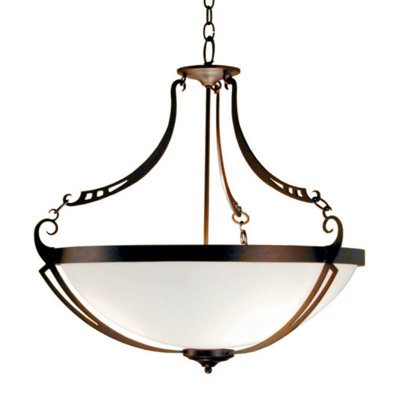 Luminaire suspendu unique et remarquable à 3 lumières Focus