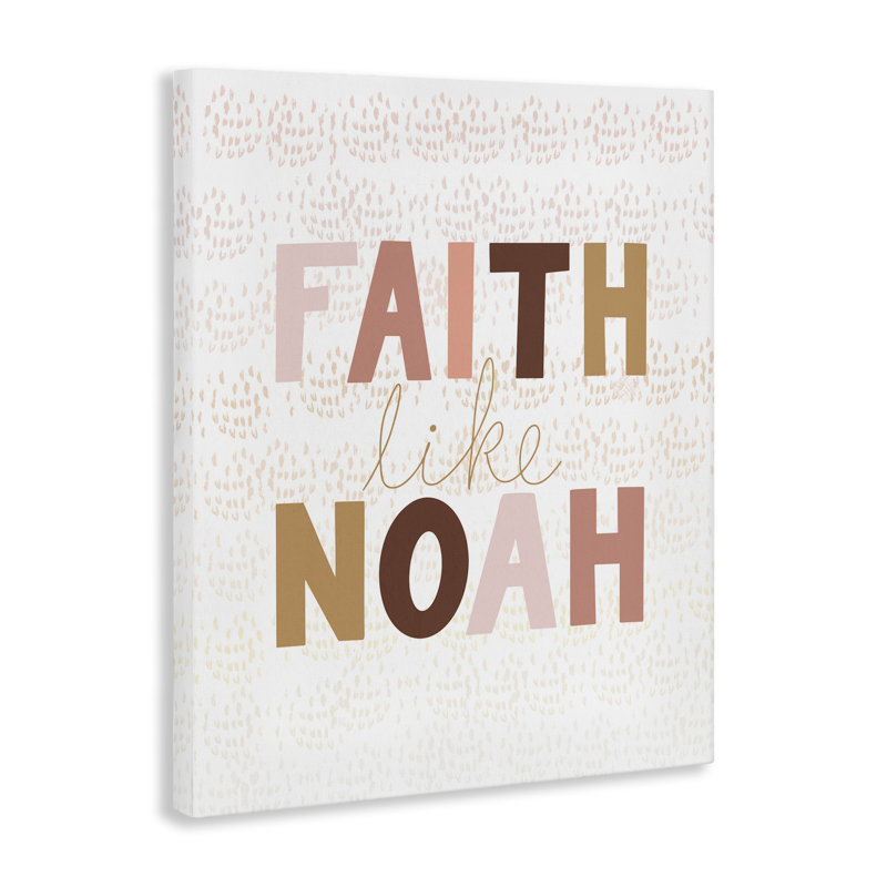 «Pastel Faith Like Noah's», art mural sur toile par Tara Moss, H 20 po x l 16 po