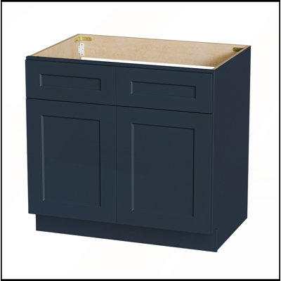 36 Inch Kitchen Sink Base Cabinet with Durable and Moisture-Resistant for Long-Lasting Use(No Sink)