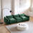 Cath 3-Seat Chenille Fabric Upholstered Round Arm Sofa-1933048379