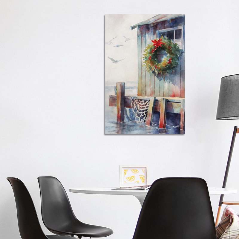 Christmas by The Shore, 101.6 cm H x 66.04 cm W x 3.175 cm D, Does Not Apply