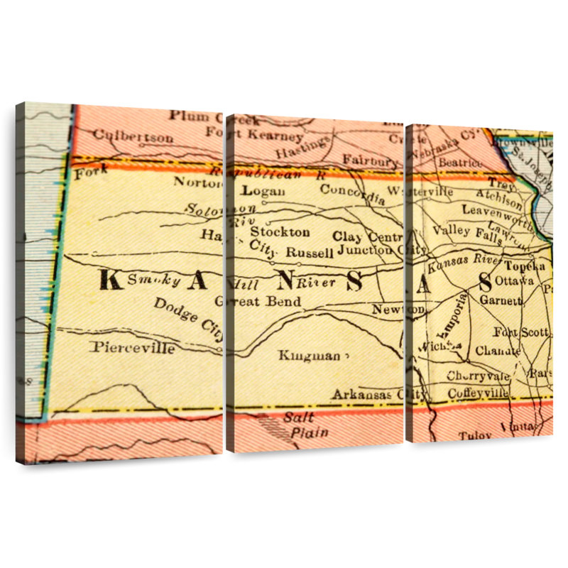 Old Style Kansas Amriel, 20" H x 33" W