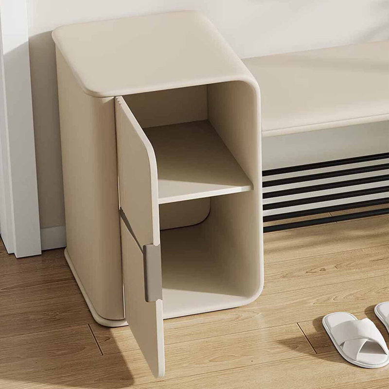 Banc de rangement pour chaussures de luxe de style italien, H 25,59 po x l 47,24 po x P 15,75 po