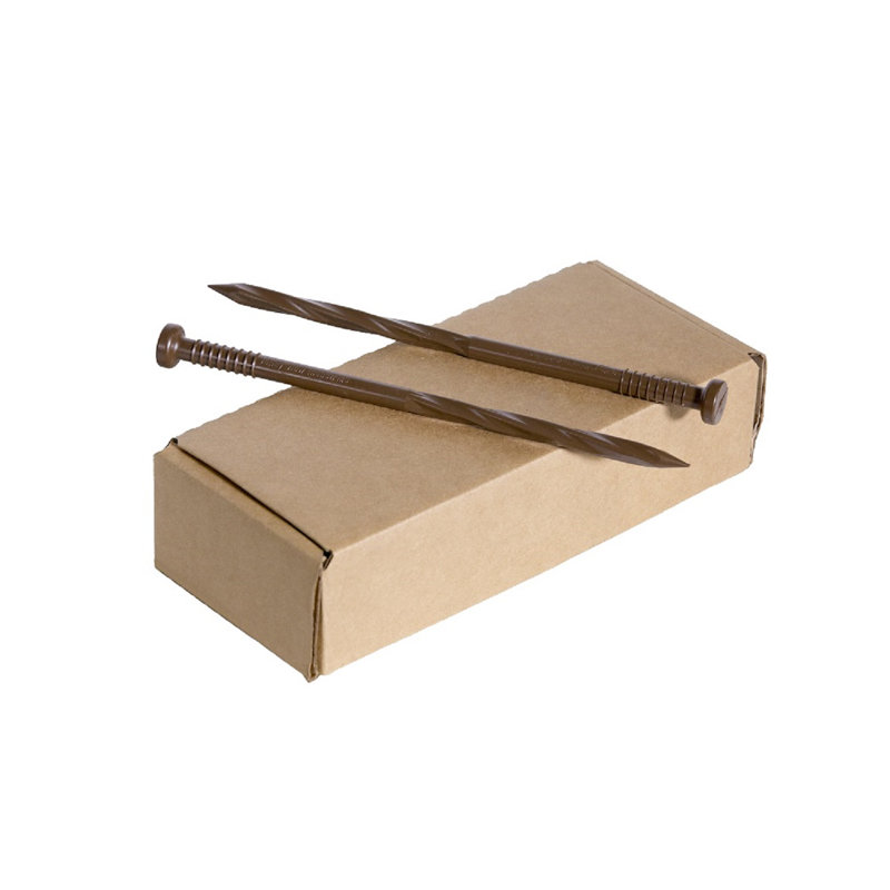 Spirale poly boulons, Marron foncé
