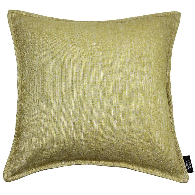 Cyrus Square Cushion Cover, Yellow Ochre, 60 x 60cm