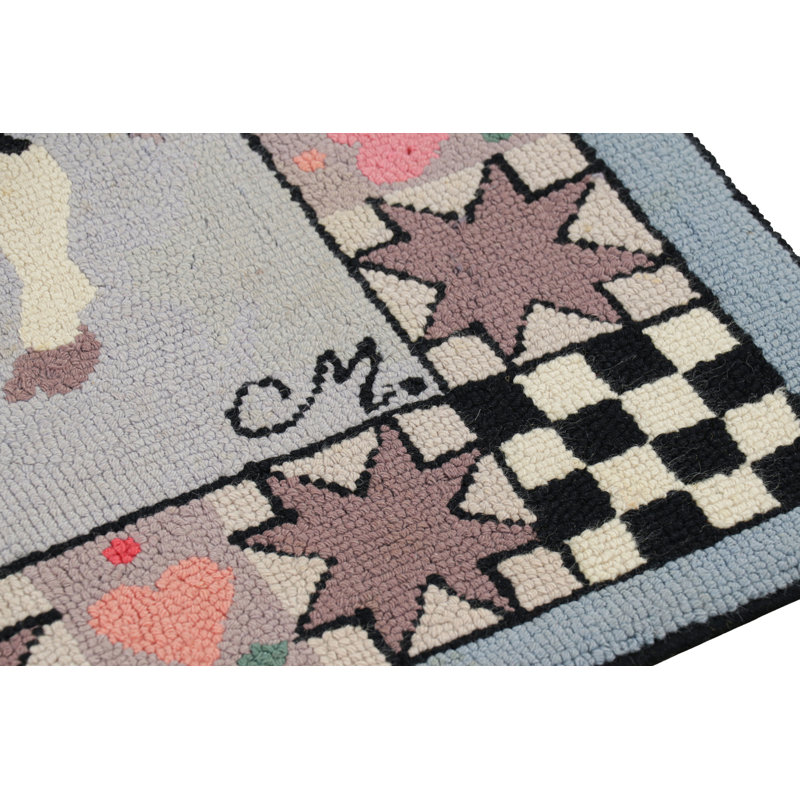 One-of-a-Kind 2’11”x3’6” Area Rug