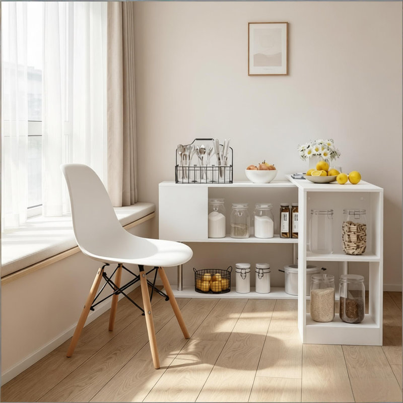Bureau en L, bureau à domicile, bureau d'ordinateur en coin rotatif (bureau uniquement)
