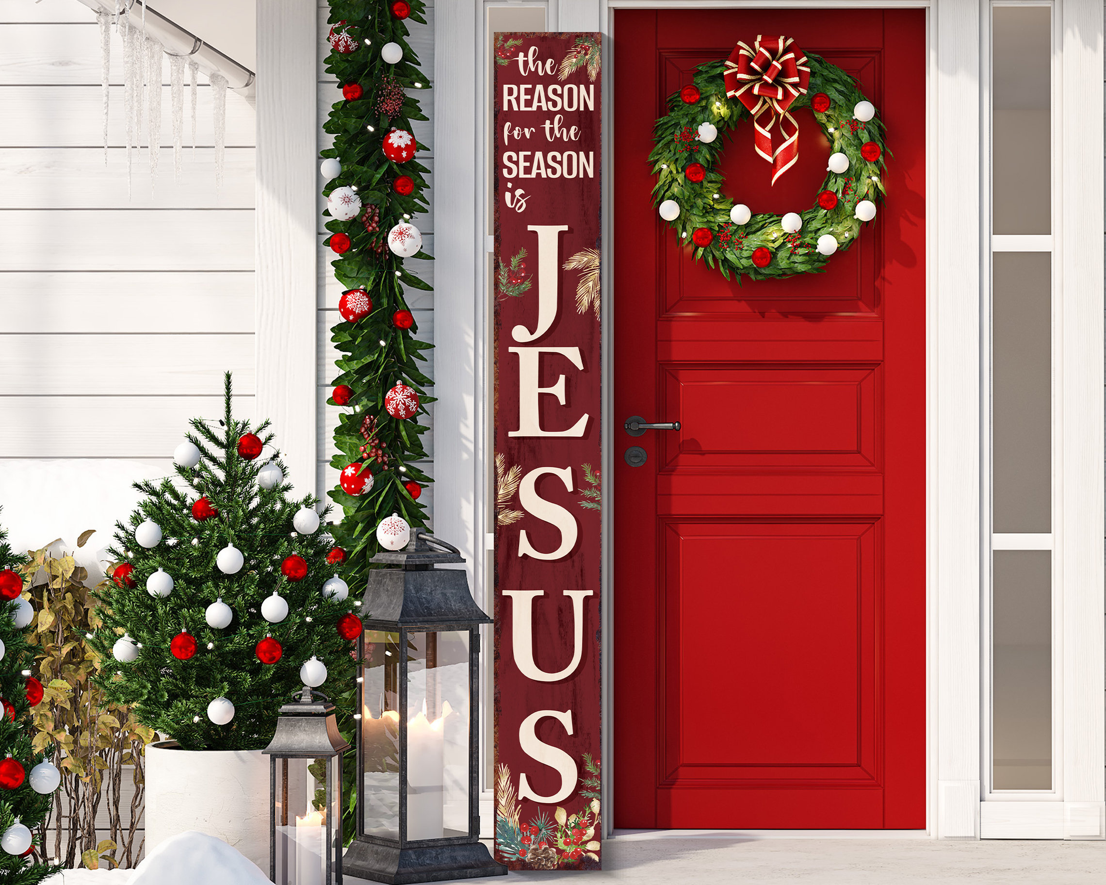 The Holiday Aisle® Jorene Weather Resistant Wood Wall Decor Wayfair