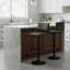Swivel Upholstered Adjustable Height Counter Stool with Metal Frame-1665404236