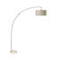 Lampe sur pied Accent, 78 po, abat-jour tambour blanc, base en marbre
