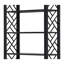 Furniture Classics Selma Black Mahogany Bamboo Bookcase