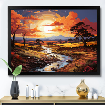«Australie Outback Wonder II», reproduction d'art sur toile