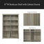 Bibliothèque l 47 "avec portes d'armoire