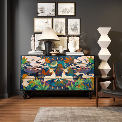 Retro high-end style sideboard