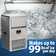 Deco Chef Commercial Ice Maker - 99 lb. Daily Production Free Standing Clear Ice Maker