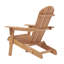 Chaise pliante d'extérieur pour 2 personnes, pré-assemblée, fabriquée en bois de pruche pour la conception en bois de bord de mer