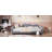 Upholstered Daybed, Sherpa Fabric Sofabed With Cloud-Shaped Backrest, No Box-Spring Needed-1612831098
