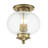 Shielo Glass Semi Flush Mount-22508914-22508919