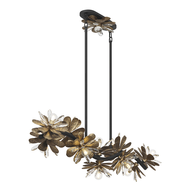 Giselle 10-Light Bronson in Delphine