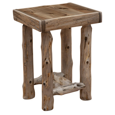 Table de chevet en cèdre Fireside Lodge