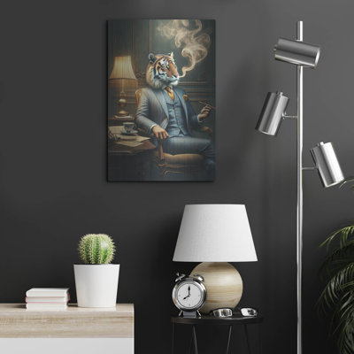 «Mr. «Tiger» par Rey Klimt, art mural en métal