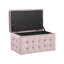 Francina 72cm Wide Velvet Tufted Rectangle Ottoman with Storage-310607191