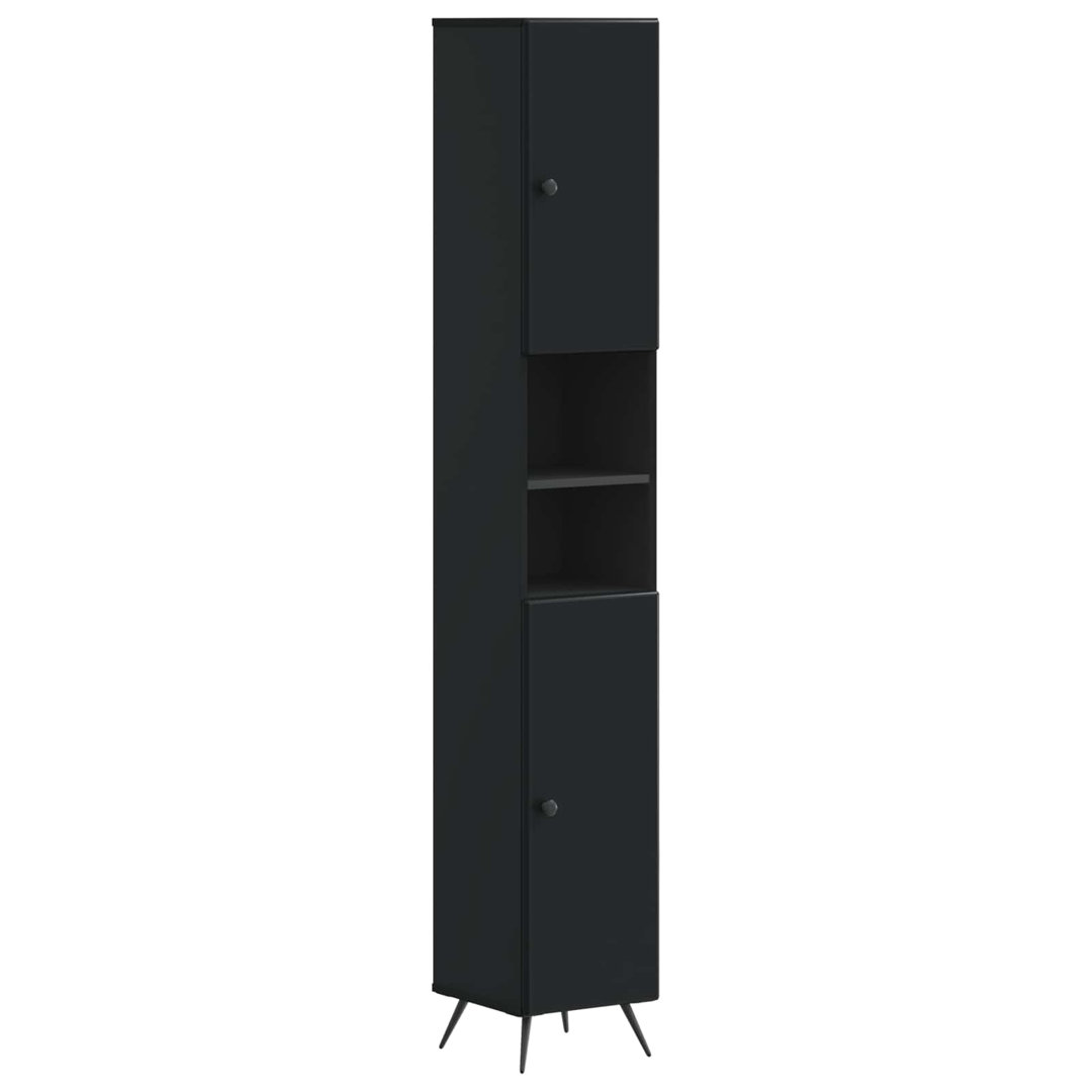 Bathroom Cabinet with Open Shelf BREDA Engineered Wood Storage Modern