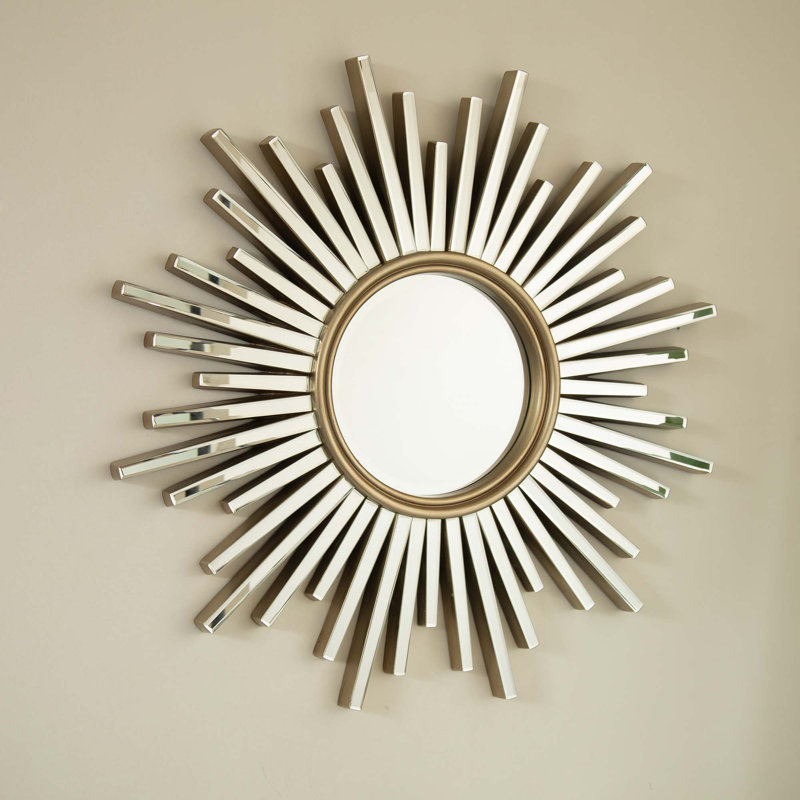 Sunburst-shaped Art Decorative Mirror