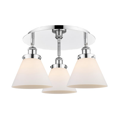 Cone 3 Light Flush Mount